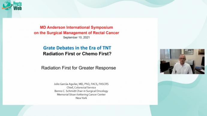 Julio Garcia-Aguilar - Radiation First for Greater Response