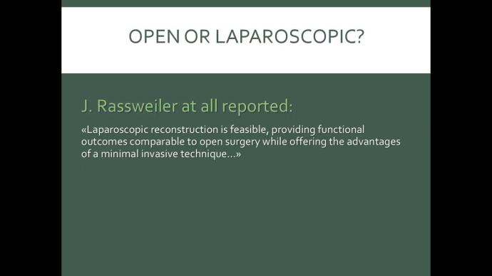 Laparoscopic ureteral surgery